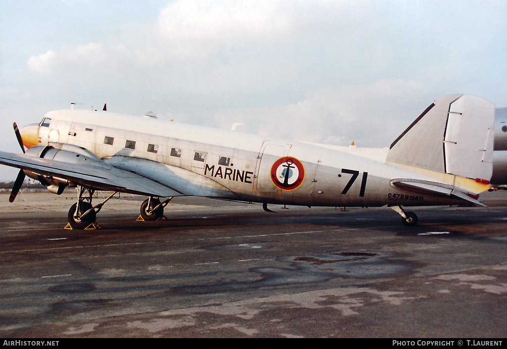 Aircraft Photo of 71 | Douglas C-47A Skytrain | France - Navy | AirHistory.net #164144