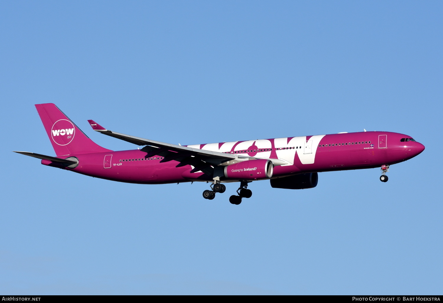Aircraft Photo of TF-LUV | Airbus A330-343 | WOW Air | AirHistory.net #164150