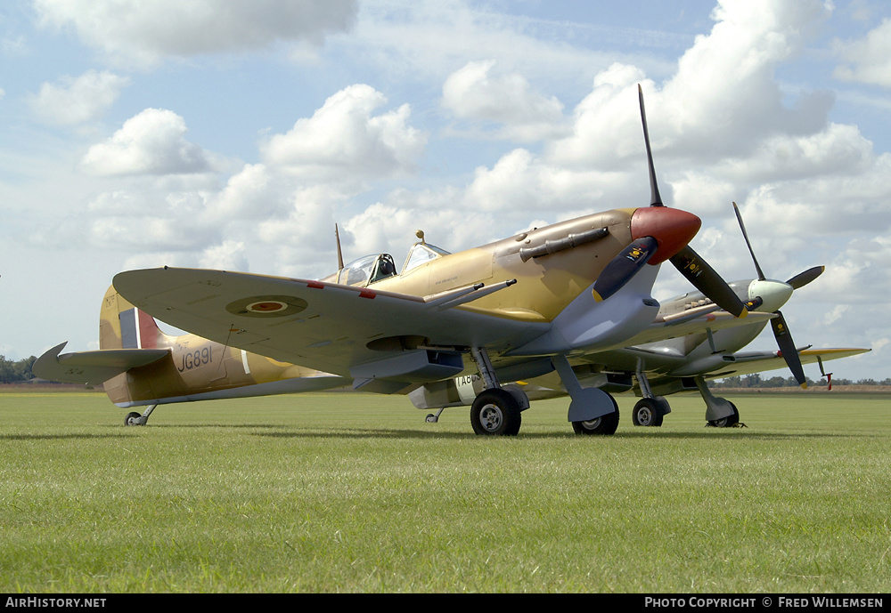 Aircraft Photo of G-LFVC / JG891 | Supermarine 349 Spitfire LF5C | UK - Air Force | AirHistory.net #164164