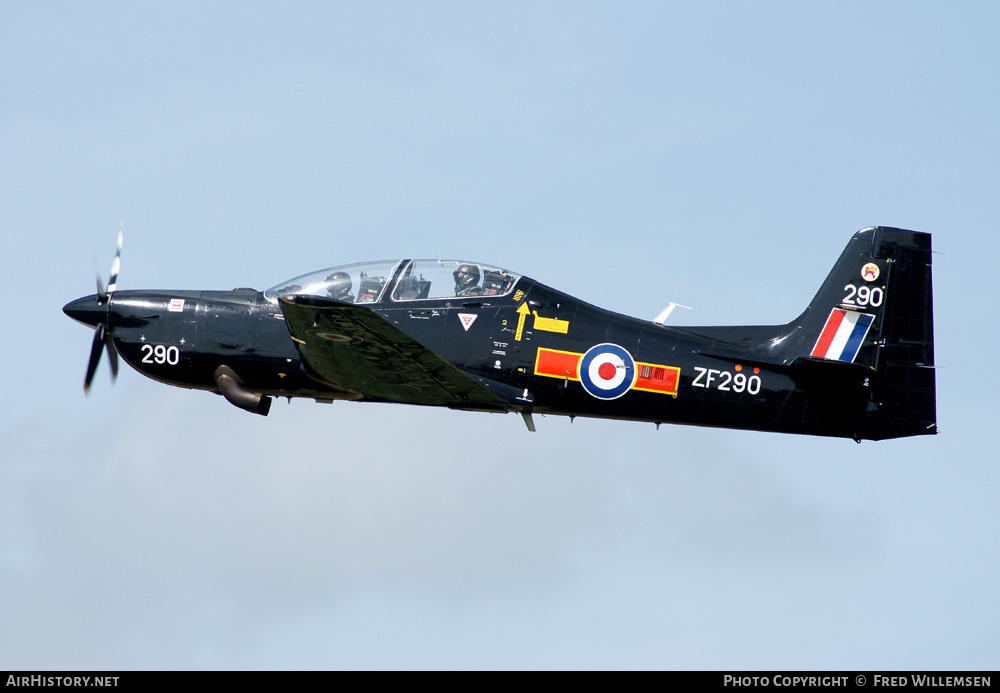 Aircraft Photo of ZF290 | Short S-312 Tucano T1 | UK - Air Force | AirHistory.net #164172