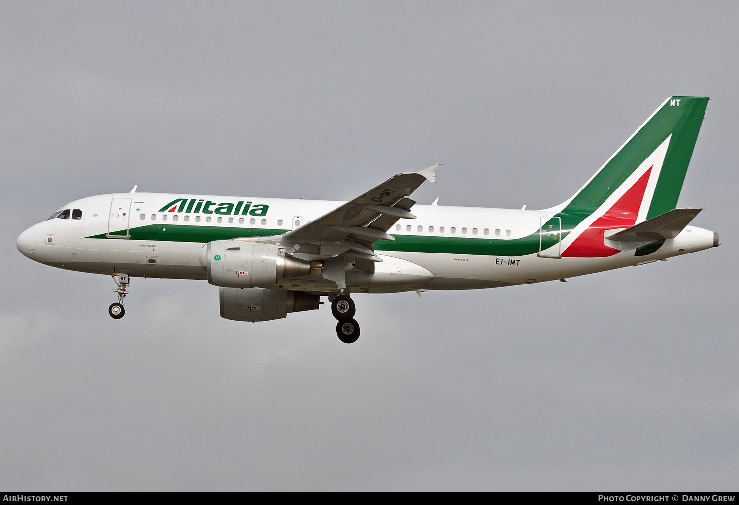 Aircraft Photo of EI-IMT | Airbus A319-111 | Alitalia | AirHistory.net #164188
