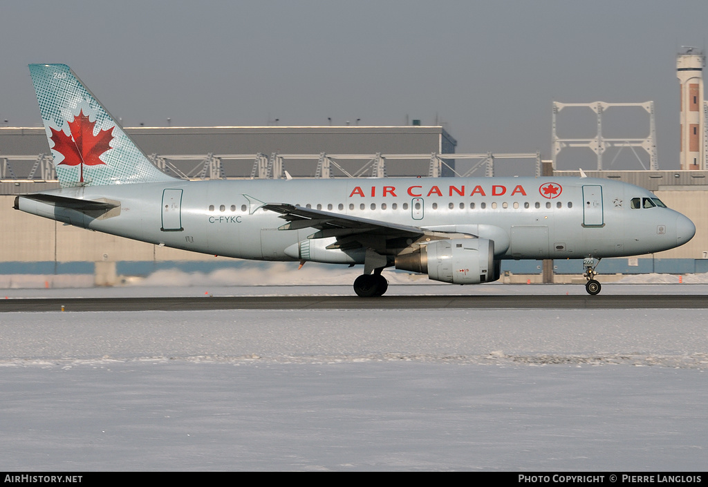 Aircraft Photo of C-FYKC | Airbus A319-114 | Air Canada | AirHistory.net #164195
