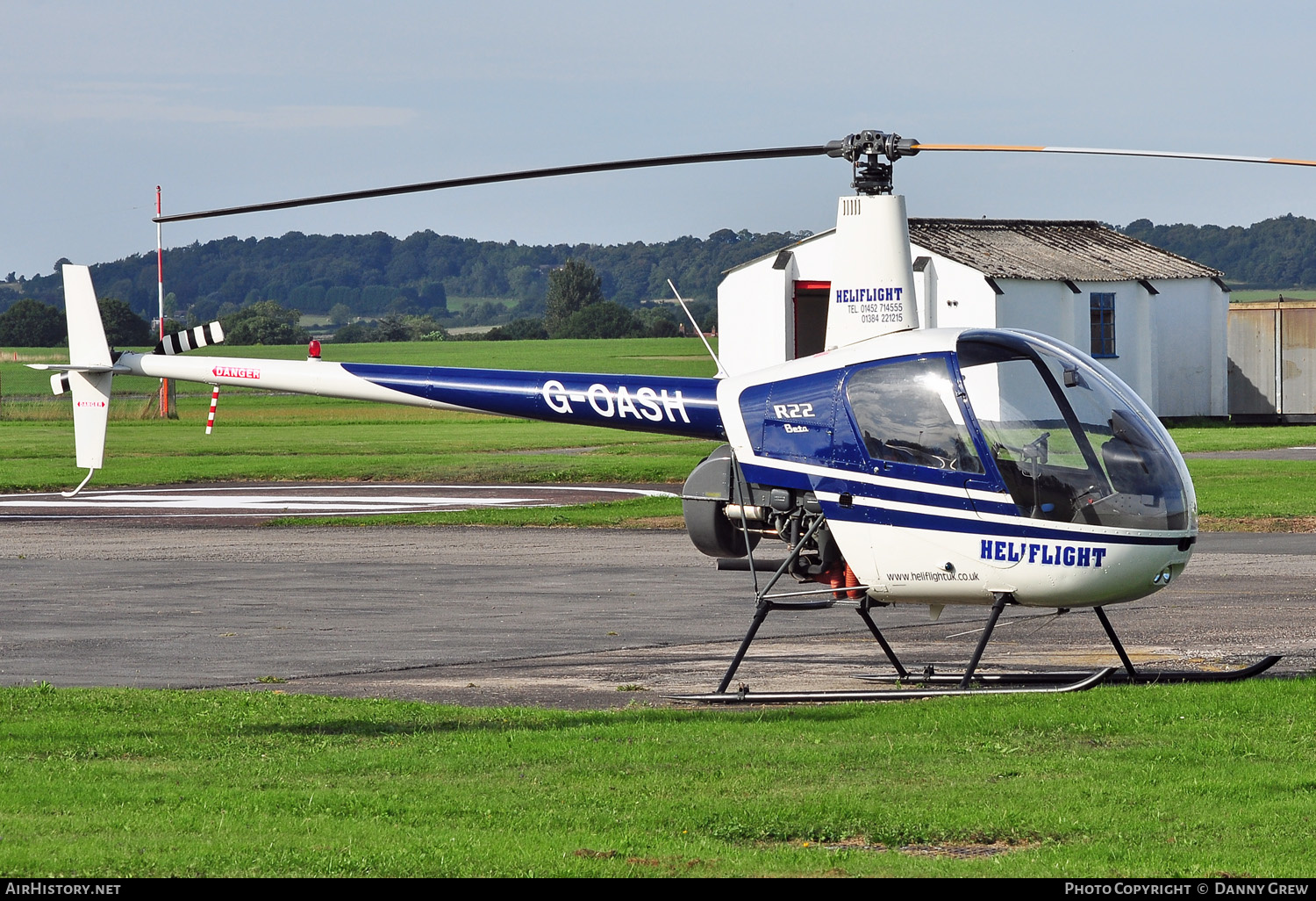 Aircraft Photo of G-OASH | Robinson R-22 Beta | Heliflight | AirHistory.net #164221