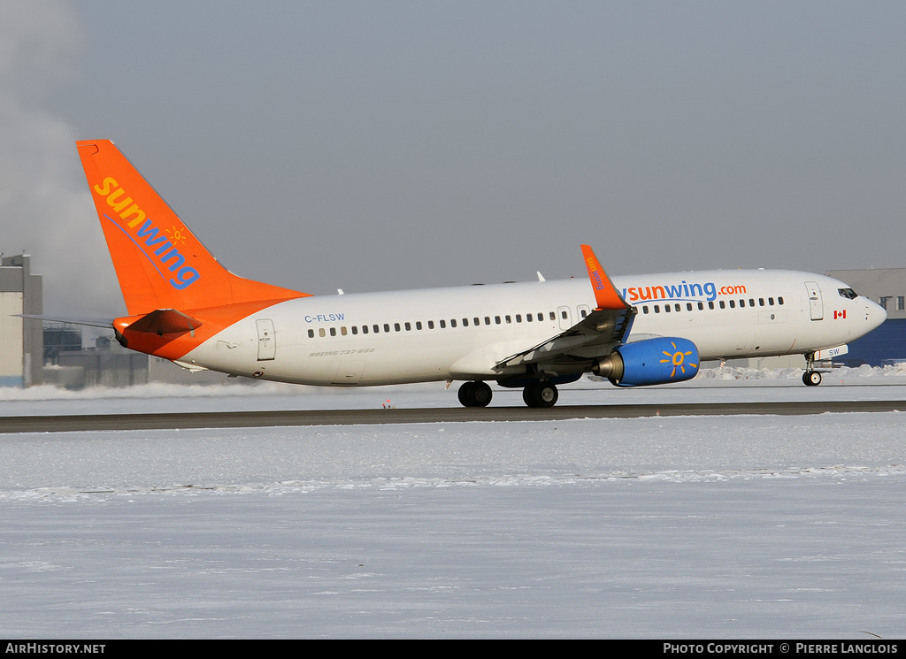 Aircraft Photo of C-FLSW | Boeing 737-8HX | Sunwing Airlines | AirHistory.net #164227