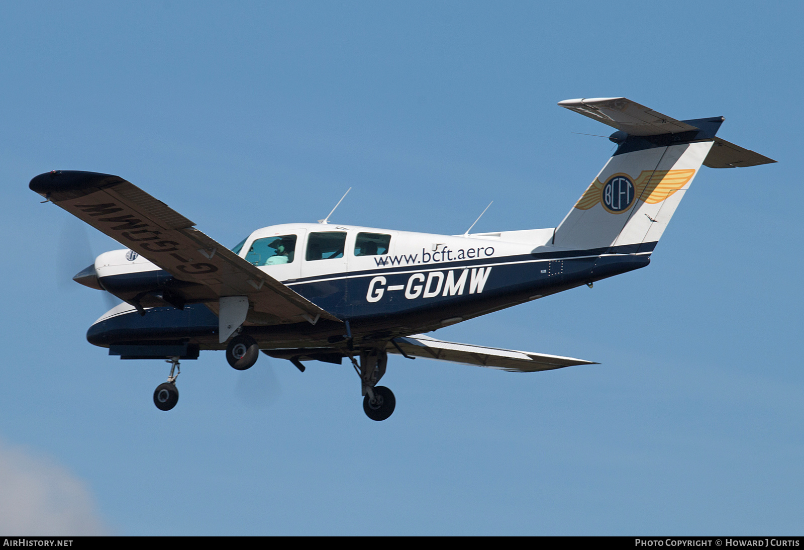 Aircraft Photo of G-GDMW | Beech 76 Duchess | Bournemouth Commercial Flight Training - BCFT | AirHistory.net #164237