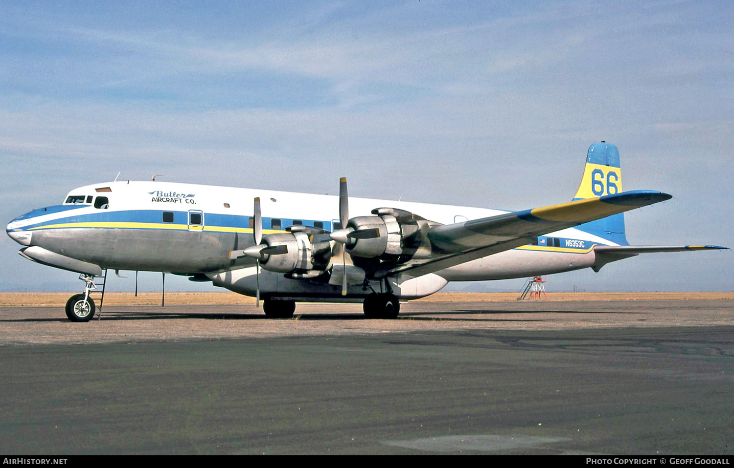 Aircraft Photo of N6353C | Douglas DC-7/AT | Butler Aircraft | AirHistory.net #164255