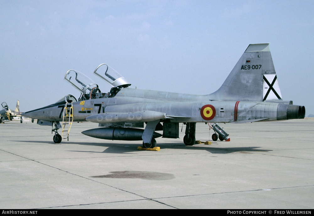 Aircraft Photo of AE9-007 | Northrop SF-5B Freedom Fighter | Spain - Air Force | AirHistory.net #164268