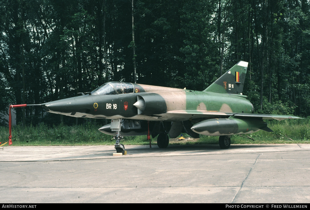 Aircraft Photo of BR16 | Dassault Mirage 5BR | Belgium - Air Force | AirHistory.net #164271