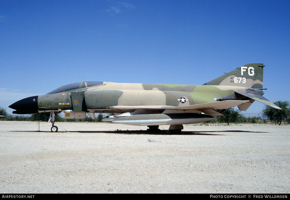 Aircraft Photo of 64-0673 / AF64-673 | McDonnell F-4C Phantom II | USA - Air Force | AirHistory.net #164282
