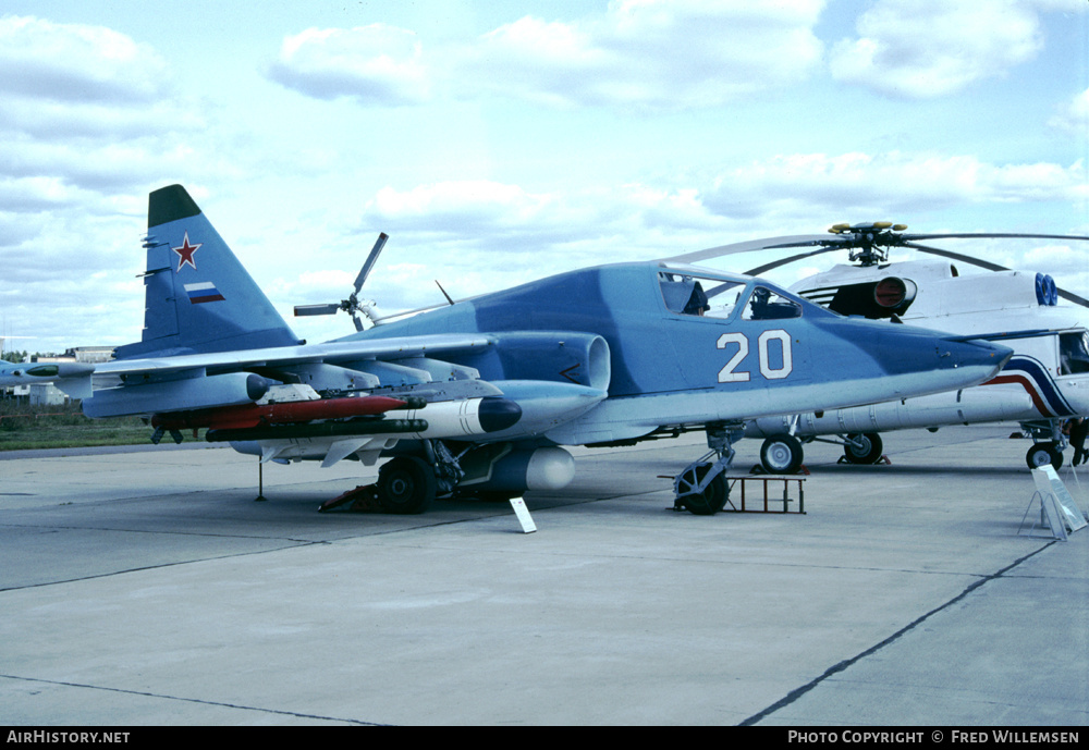 Aircraft Photo of 20 white | Sukhoi Su-25TM | Russia - Navy | AirHistory.net #164305
