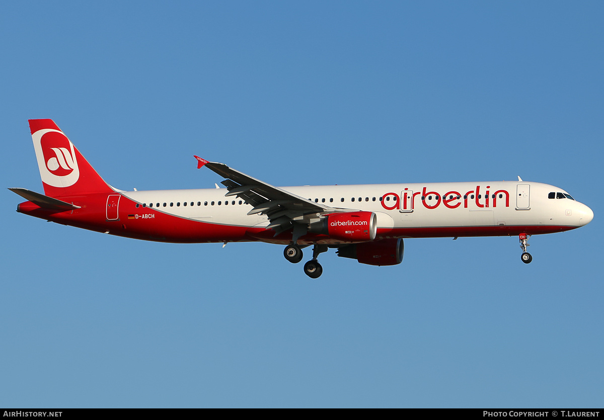 Aircraft Photo of D-ABCH | Airbus A321-211 | Air Berlin | AirHistory.net #164315