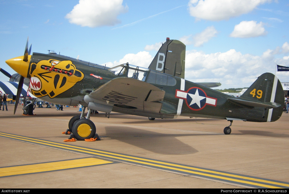 Aircraft Photo of G-KITT | Curtiss P-40M Warhawk | USA - Air Force | AirHistory.net #164349