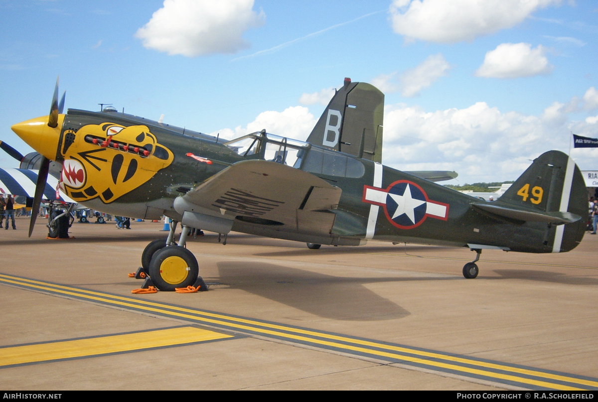 Aircraft Photo of G-KITT | Curtiss P-40M Kittyhawk Mk.III | USA - Air Force | AirHistory.net #164349