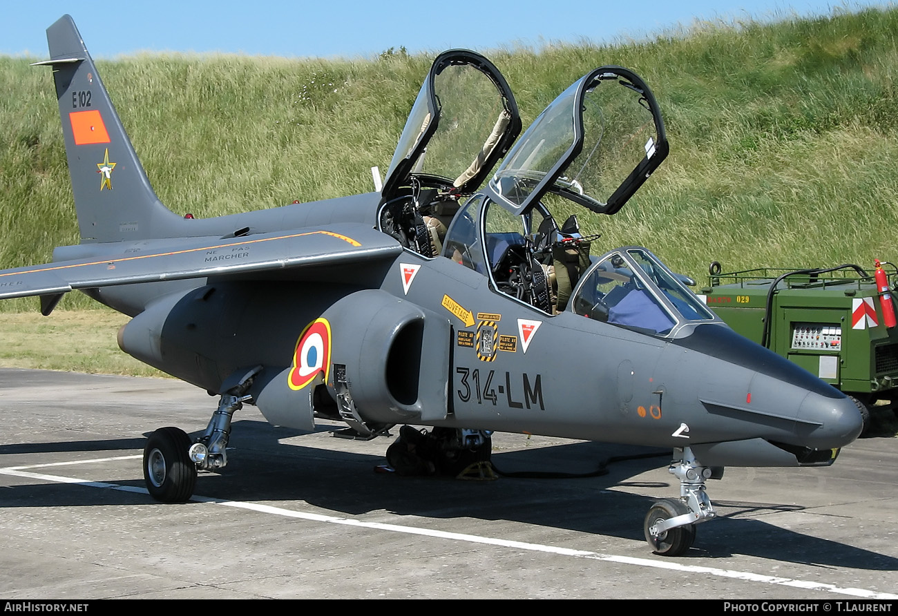 Aircraft Photo of E102 | Dassault-Dornier Alpha Jet E | France - Air Force | AirHistory.net #164354