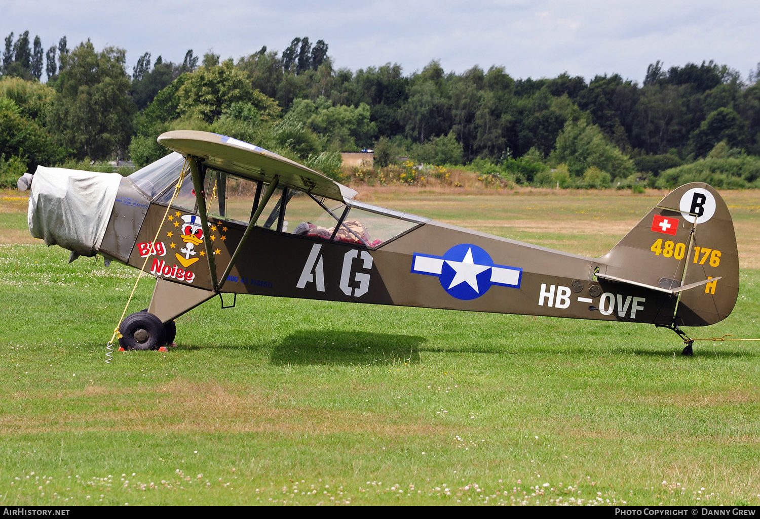 Aircraft Photo of HB-OVF / 480176 | Piper L-4J Cub (J-3C-65D) | USA - Army | AirHistory.net #164357