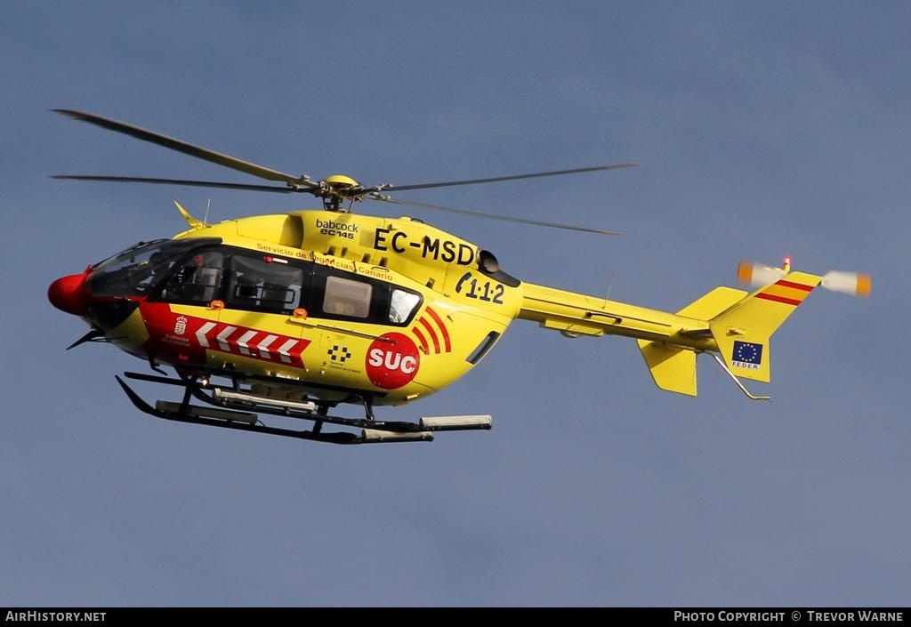 Aircraft Photo of EC-MSD | Airbus Helicopters EC-145 (BK-117 D-2) | Babcock International | AirHistory.net #164368