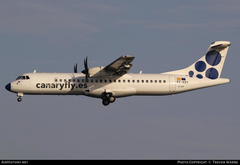 Aircraft Photo of EC-KRY | ATR ATR-72-500 (ATR-72-212A) | Canaryfly | AirHistory.net #164374