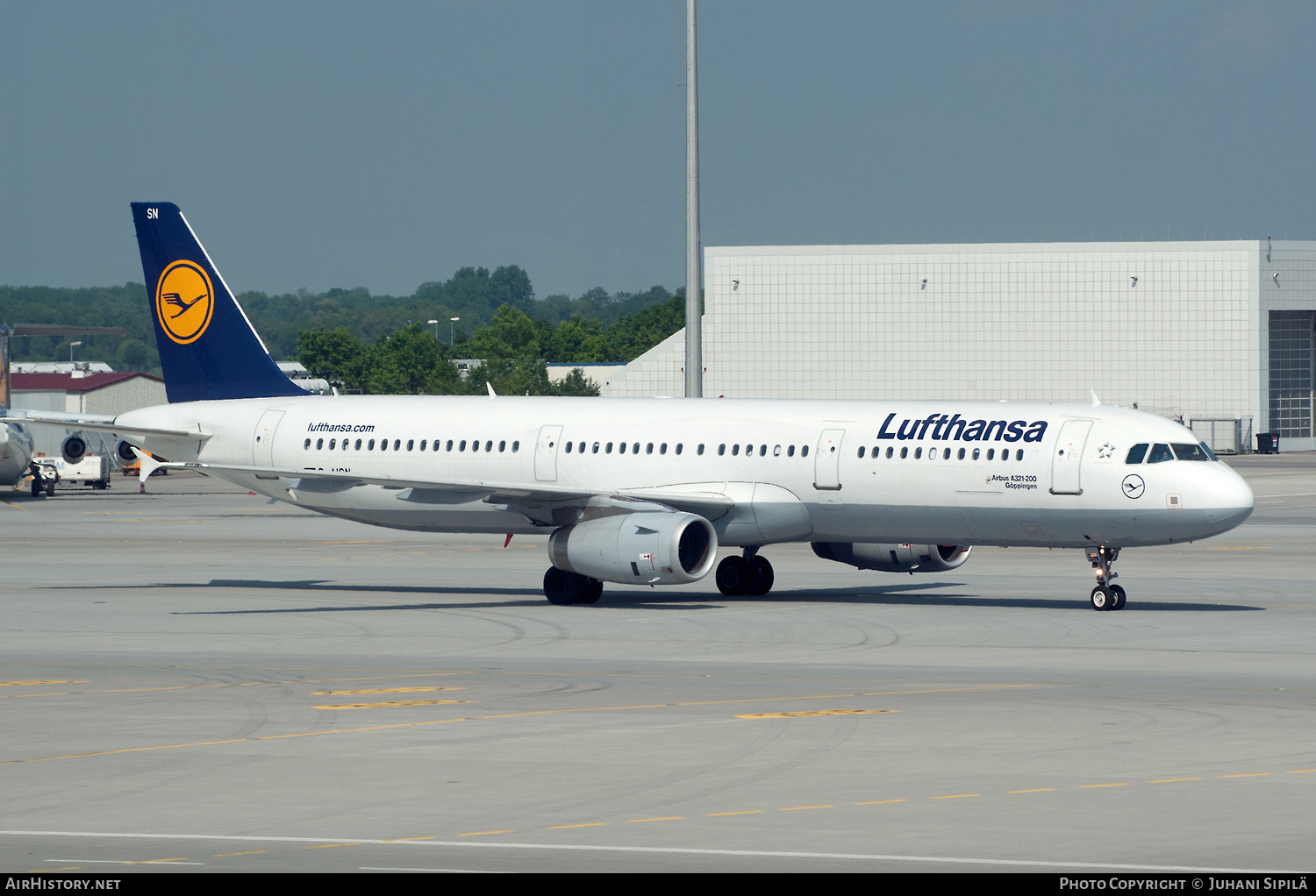Aircraft Photo of D-AISN | Airbus A321-231 | Lufthansa | AirHistory.net #164384