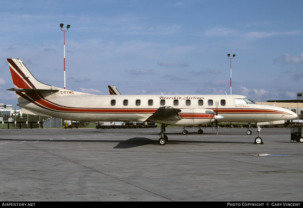 Aircraft Photo of C-FYWG | Fairchild Swearingen SA-227AC Metro III | Bearskin Airlines | AirHistory.net #164393