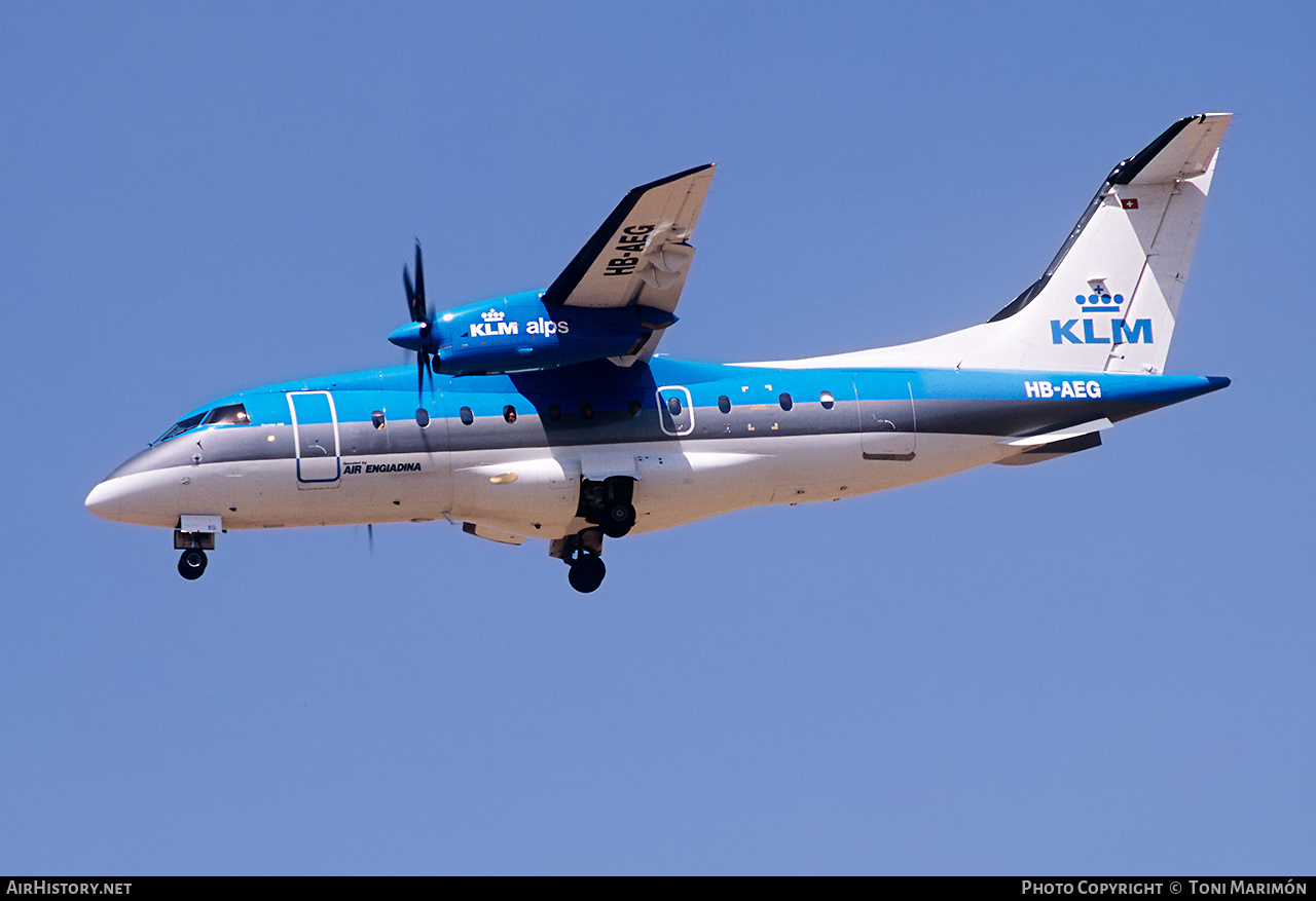 Aircraft Photo of HB-AEG | Dornier 328-110 | KLM Alps | AirHistory.net #164402