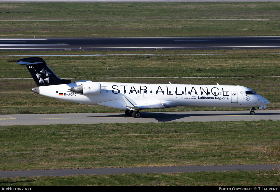Aircraft Photo of D-ACPQ | Bombardier CRJ-701ER (CL-600-2C10) | Lufthansa Regional | AirHistory.net #164429