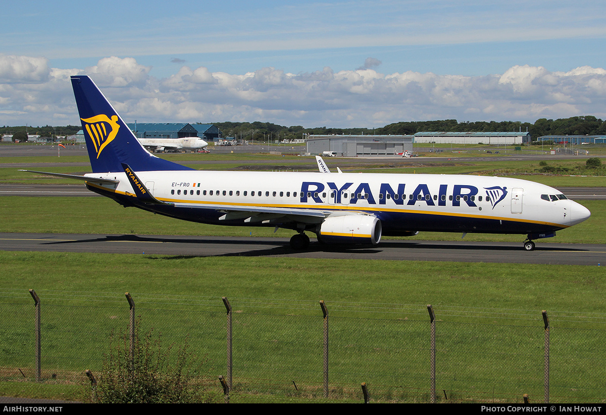 Aircraft Photo of EI-FRO | Boeing 737-8AS | Ryanair | AirHistory.net #164438