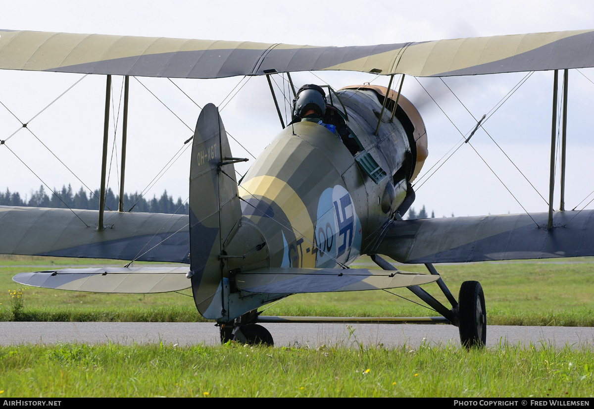 Aircraft Photo of OH-XGT / GT-400 | Gloster Gauntlet Mk2 | Finland - Air Force | AirHistory.net #164473