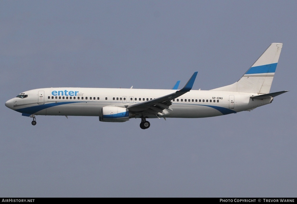 Aircraft Photo of SP-ENU | Boeing 737-83N | Enter Air | AirHistory.net #164488