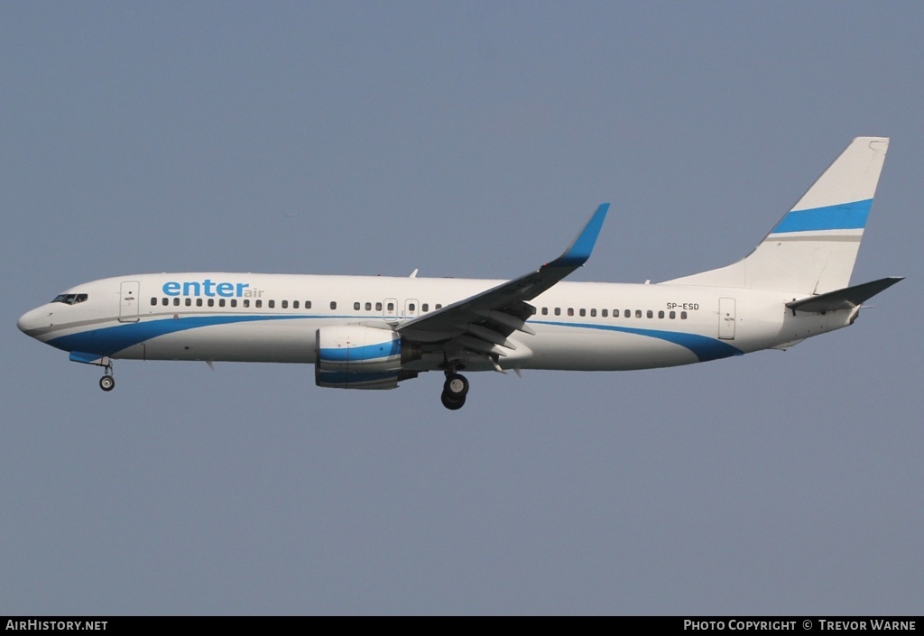 Aircraft Photo of SP-ESD | Boeing 737-8AS | Enter Air | AirHistory.net #164495
