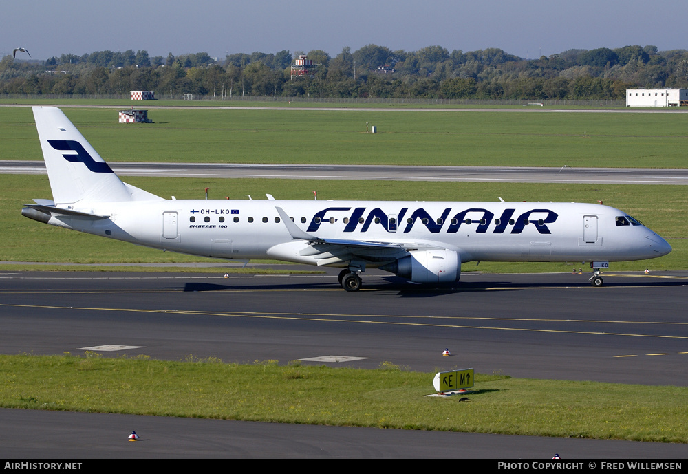 Aircraft Photo of OH-LKO | Embraer 190LR (ERJ-190-100LR) | Finnair | AirHistory.net #164523