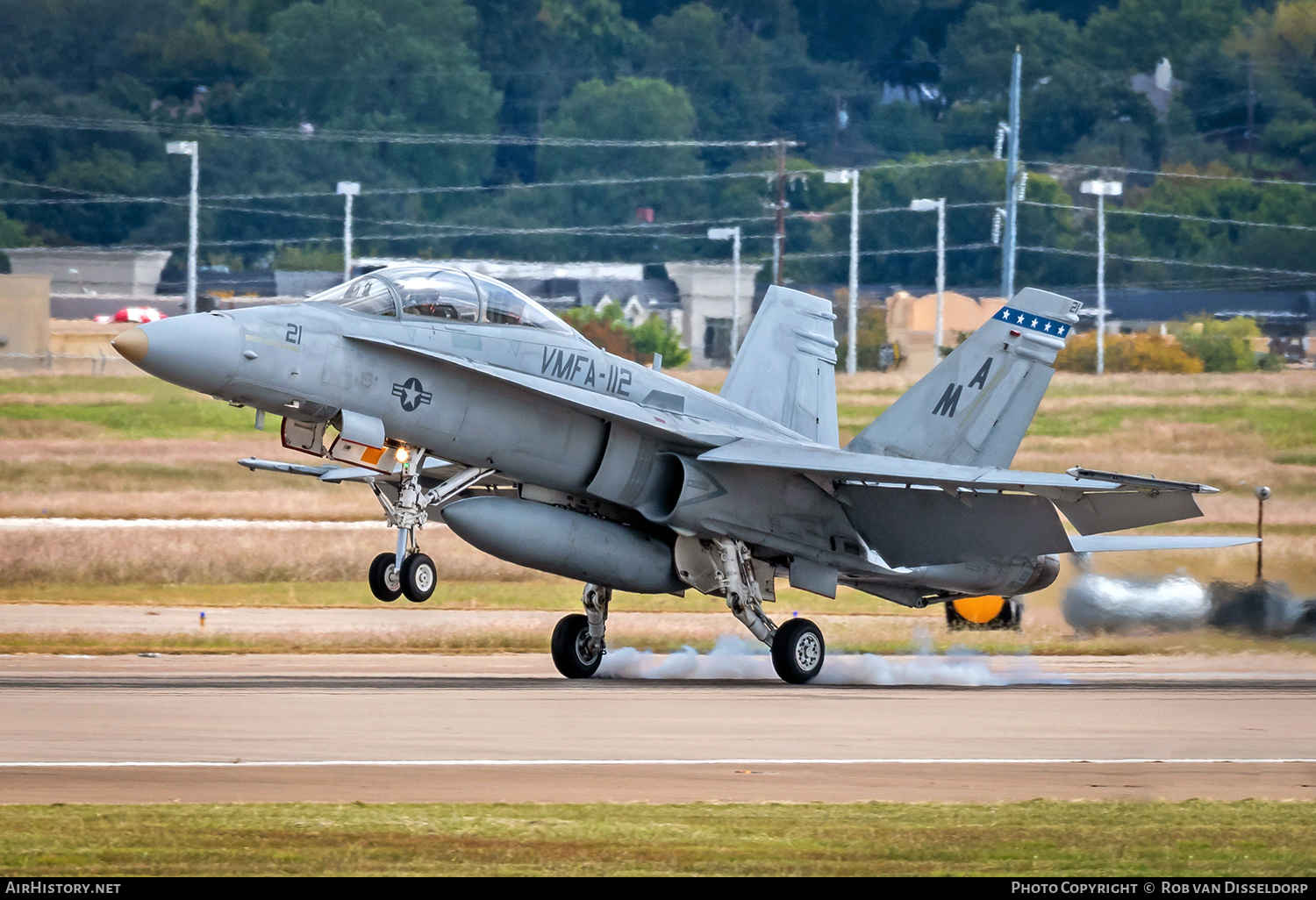 Aircraft Photo of 162876 | McDonnell Douglas F/A-18B Hornet | USA - Marines | AirHistory.net #164549