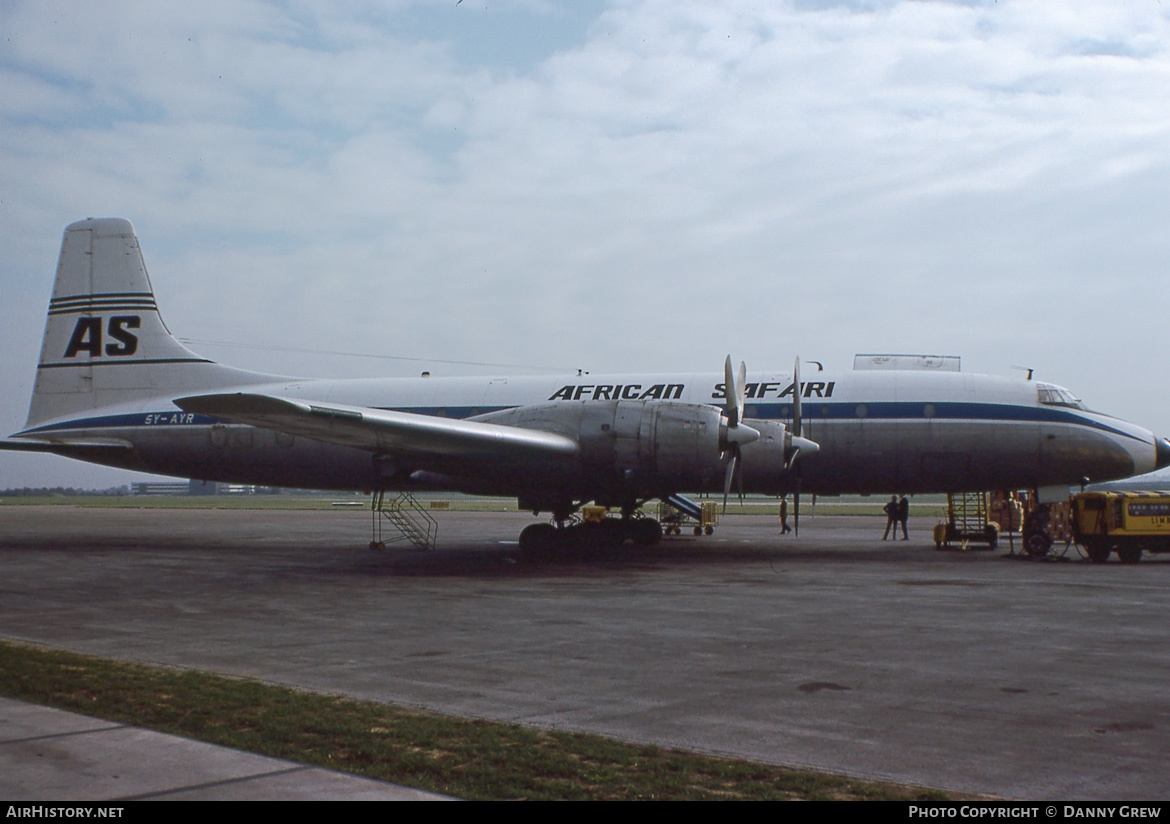 Aircraft Photo of 5Y-AYR | Bristol 175 Britannia 307F | African Safari Airways - ASA | AirHistory.net #164560