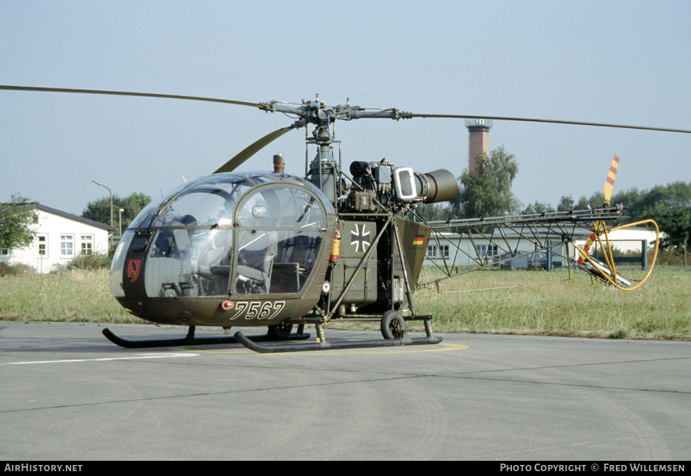 Aircraft Photo of 7567 | Sud SE-3130 Alouette II | Germany - Army | AirHistory.net #164566