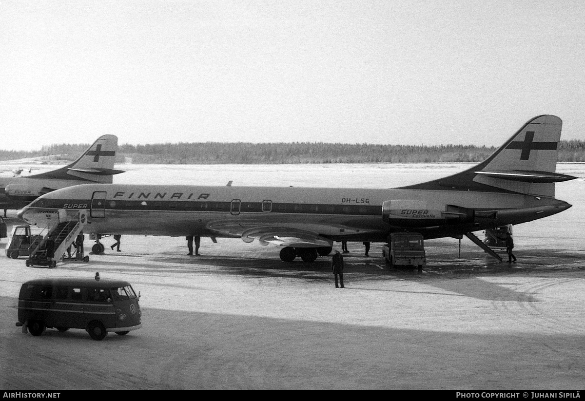 Aircraft Photo of OH-LSG | Sud SE-210 Caravelle 10B3 Super B | Finnair | AirHistory.net #164585