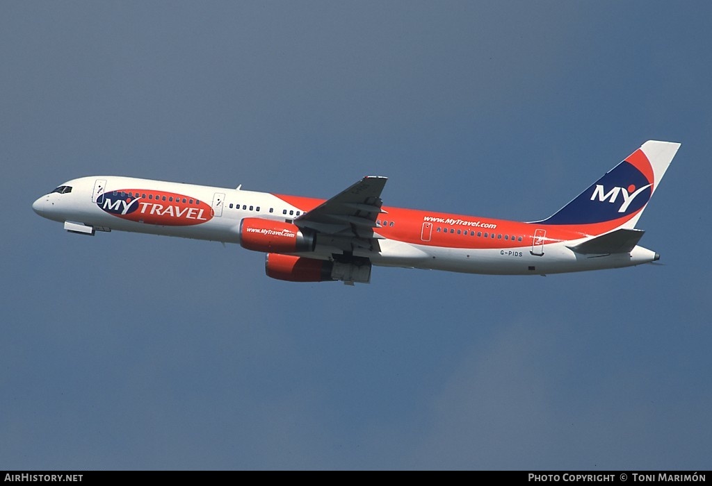 Aircraft Photo of G-PIDS | Boeing 757-225 | MyTravel Airways | AirHistory.net #164594