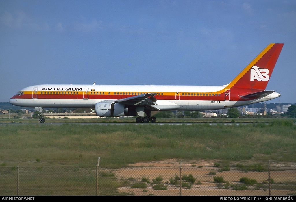 Aircraft Photo of OO-ILI | Boeing 757-23A | Air Belgium | AirHistory.net #164596