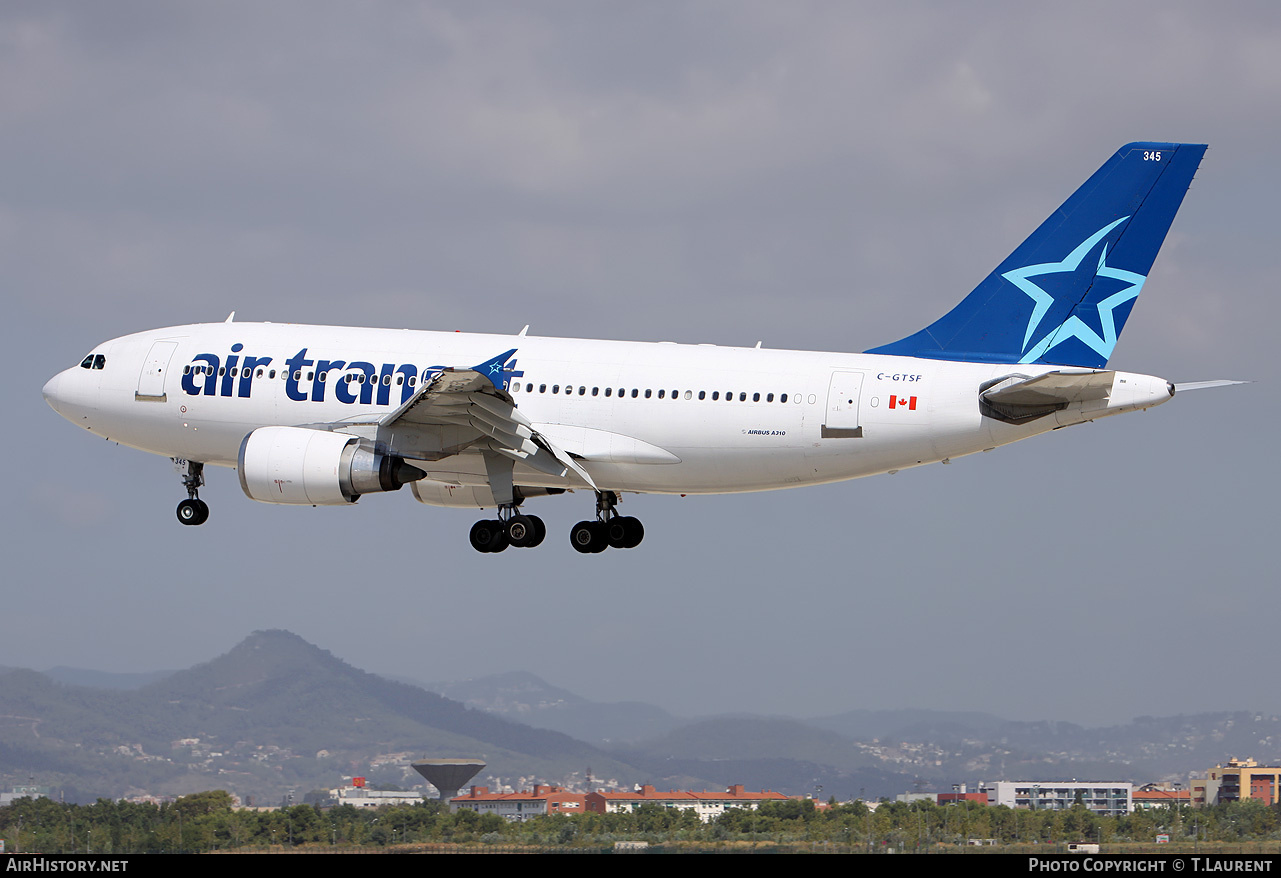 Aircraft Photo of C-GTSF | Airbus A310-304/ET | Air Transat | AirHistory.net #164597