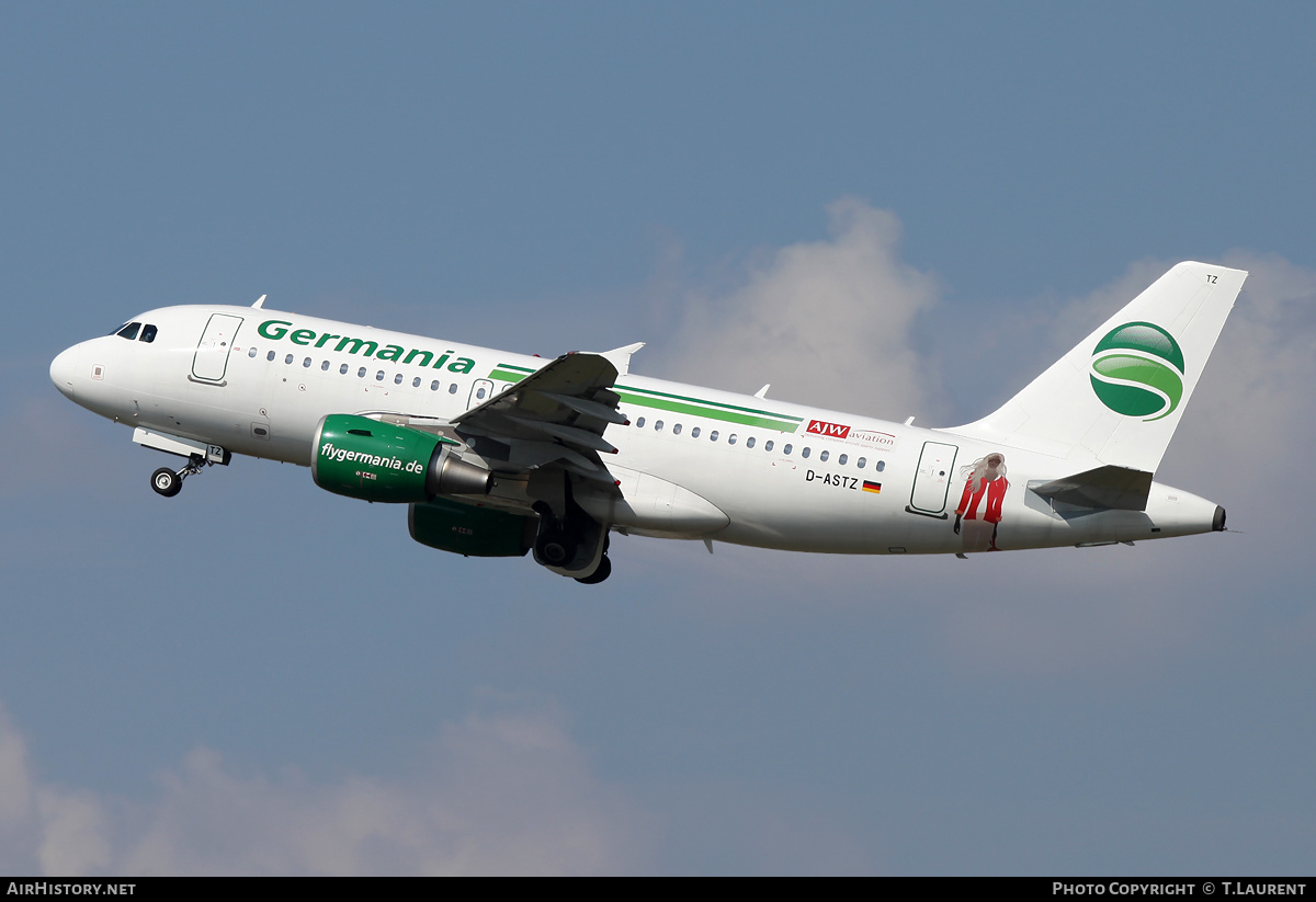 Aircraft Photo of D-ASTZ | Airbus A319-112 | Germania | AirHistory.net #164598
