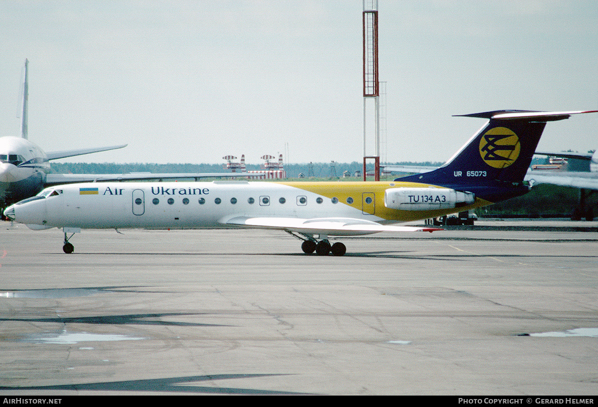 Aircraft Photo of UR-65073 | Tupolev Tu-134A-3 | Air Ukraine | AirHistory.net #164618