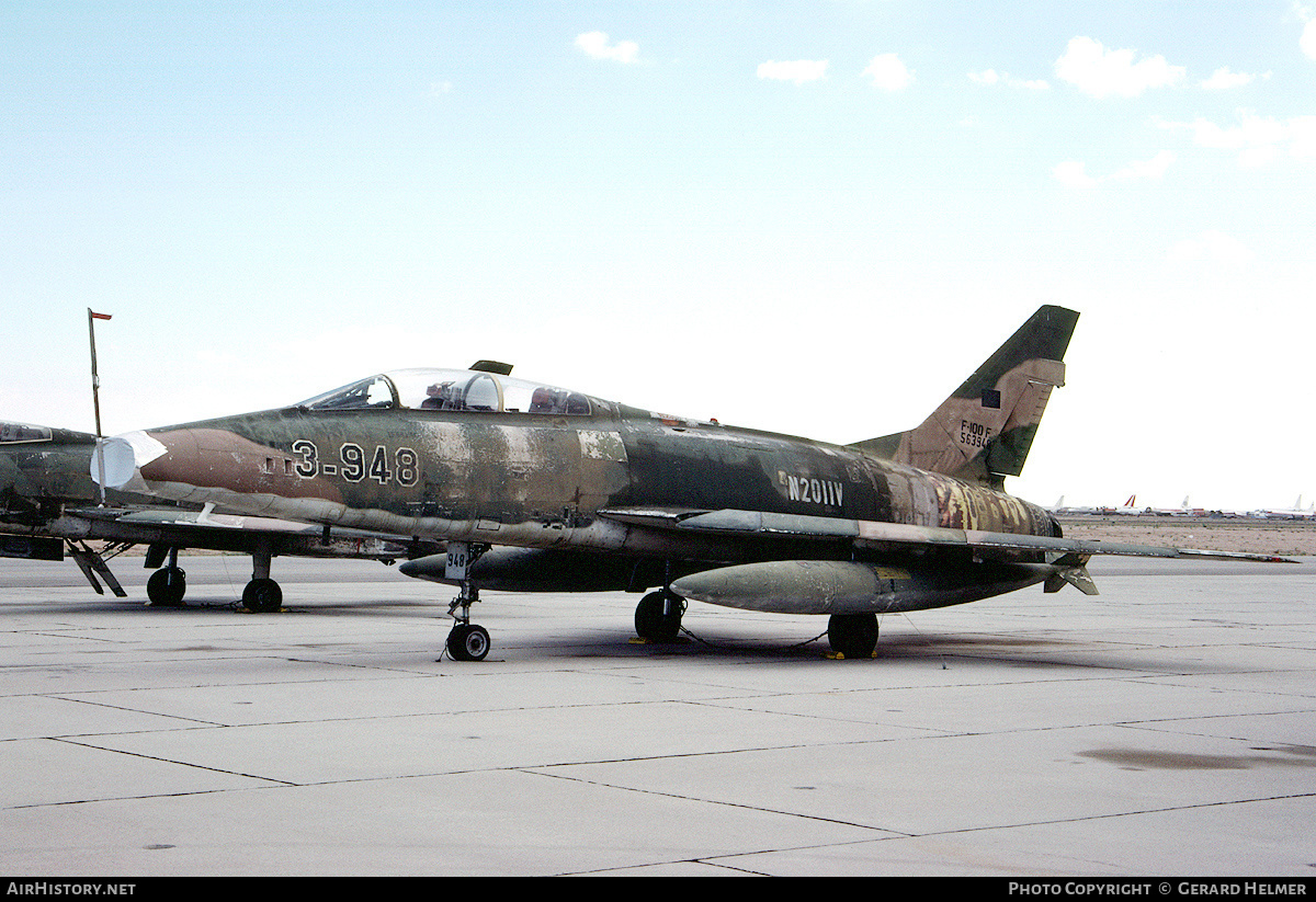 Aircraft Photo of N2011V | North American F-100F Super Sabre | AirHistory.net #164655
