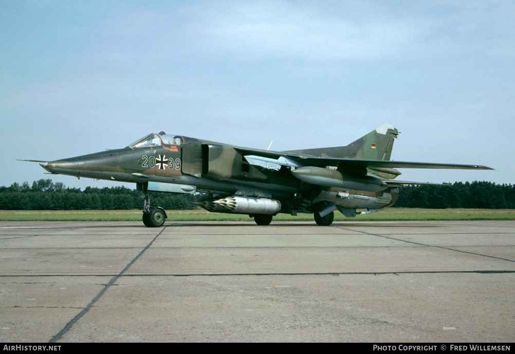 Aircraft Photo of 2039 | Mikoyan-Gurevich MiG-23BN | Germany - Air Force | AirHistory.net #164656