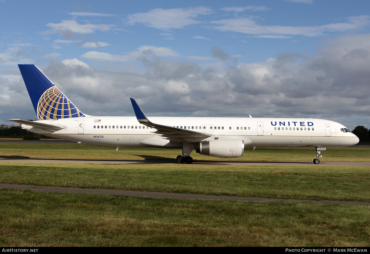 Aircraft Photo of N14115 | Boeing 757-224 | United Airlines | AirHistory.net #164665