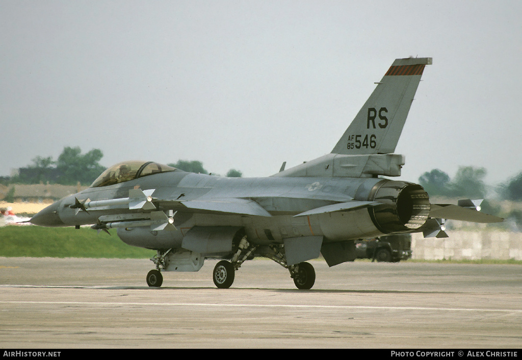 Aircraft Photo of 85-1546 / AF85-546 | General Dynamics F-16C Fighting Falcon | USA - Air Force | AirHistory.net #164668
