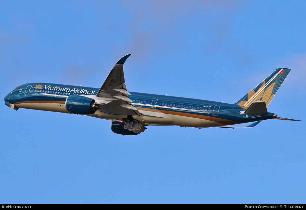 Aircraft Photo of VN-A887 | Airbus A350-941 | Vietnam Airlines | AirHistory.net #164682