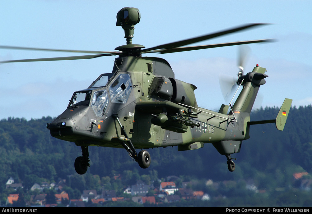 Aircraft Photo of 7408 | Eurocopter EC-665 Tiger UHT | Germany - Army | AirHistory.net #164691