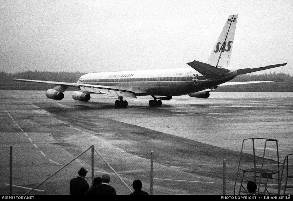 Aircraft Photo of SE-DBH | McDonnell Douglas DC-8-63 | Scandinavian Airlines - SAS | AirHistory.net #164700