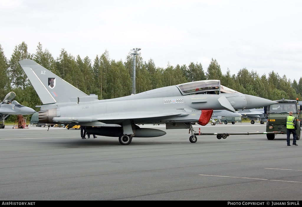 Aircraft Photo of ZJ811 | Eurofighter EF-2000 Typhoon T1 | UK - Air Force | AirHistory.net #164724