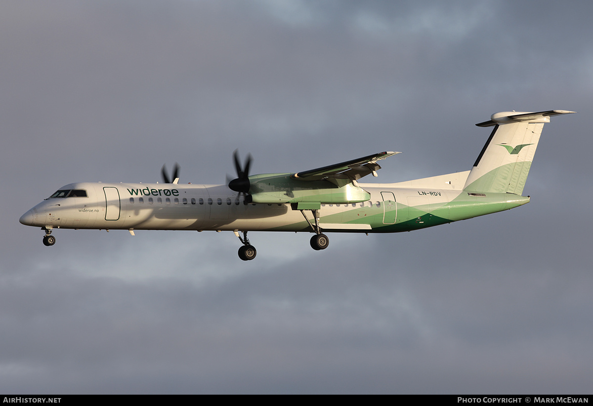 Aircraft Photo of LN-RDV | Bombardier DHC-8-402 Dash 8 | Widerøe | AirHistory.net #164731