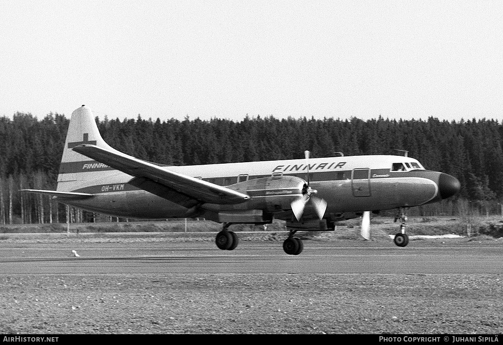 Aircraft Photo of OH-VKM | Convair 440-98 Metropolitan | Finnair | AirHistory.net #164734