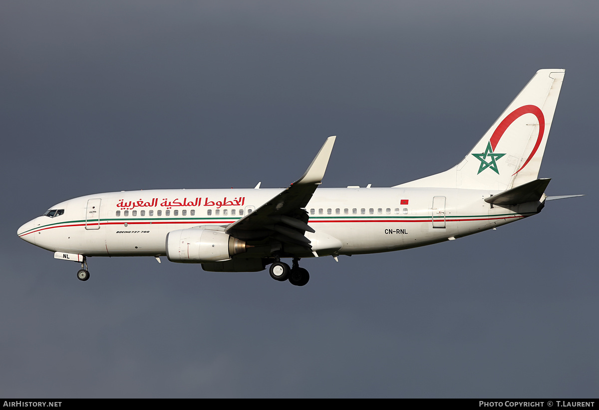 Aircraft Photo of CN-RNL | Boeing 737-7B6 | Royal Air Maroc - RAM | AirHistory.net #164736